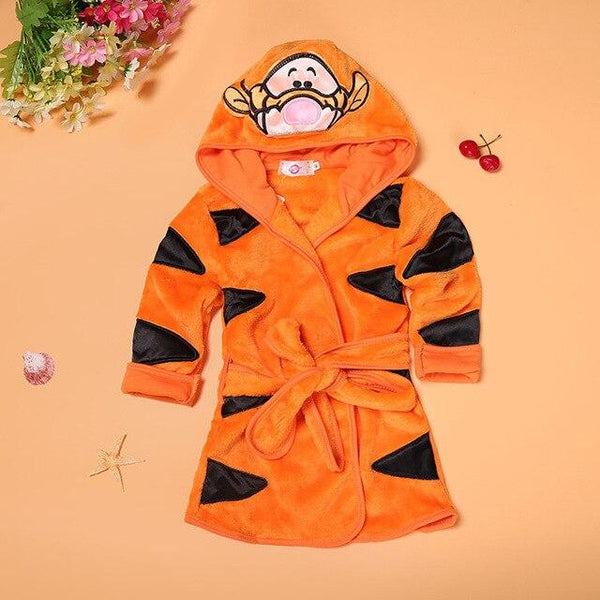 Kids Baby Pajamas Toddler Kid Boys Girls Minnie Sleepwear Long Sleeve Pyjamas Tops Long Nightgown Children Clothes Coat
