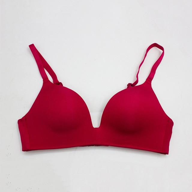 OranriTing Seamless Bra Wire Free Push Up Soft B Cup Bra Basic Sleeping Bra Women Underwear Sexy Lingerie Brassiere 2019