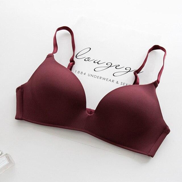 OranriTing Seamless Bra Wire Free Push Up Soft B Cup Bra Basic Sleeping Bra Women Underwear Sexy Lingerie Brassiere 2019