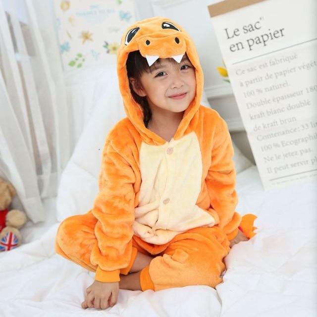 Boy Girl Pajamas Children New Unisex pijamas Spiderman Minions Pikachu Kid Cartoon Animal Cosplay Pyjama Onesie Sleepwear Hoodie
