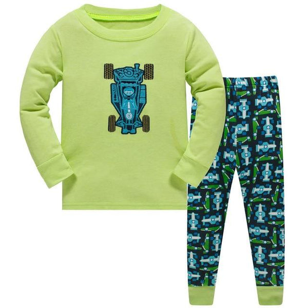 Boys Pajamas Set Cartoon kids Sleepwear Girls cute Home pajamas Children Pajamas Set Bear pattern Girls cotton pyjamas size 2-7Y