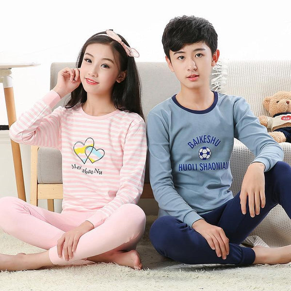 Autumn Children Clothes Kids Clothing Set Boys Pajamas Sets Nightwear Pajamas Girls Sleepwear Big Boy Girl Pyjamas Kids Clothes