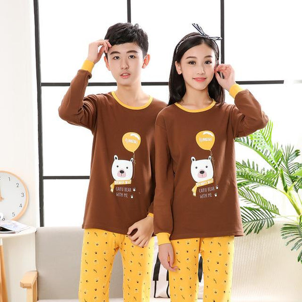 Autumn Children Clothes Kids Clothing Set Boys Pajamas Sets Nightwear Pajamas Girls Sleepwear Big Boy Girl Pyjamas Kids Clothes