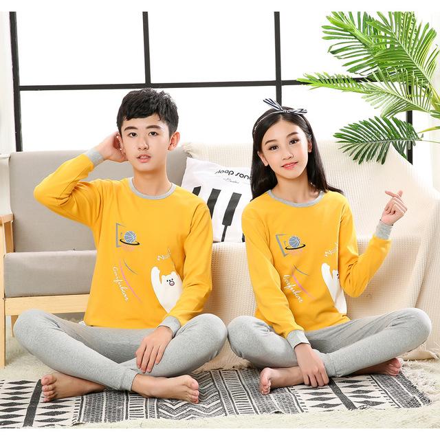 Autumn Children Clothes Kids Clothing Set Boys Pajamas Sets Nightwear Pajamas Girls Sleepwear Big Boy Girl Pyjamas Kids Clothes