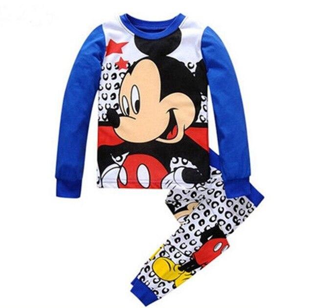 New Spring Autumn Children's Cartoon Pajamas Baby Girls Nightwear Set Sleepwear Boys Homewear Pyjamas Kids Clothing Suit