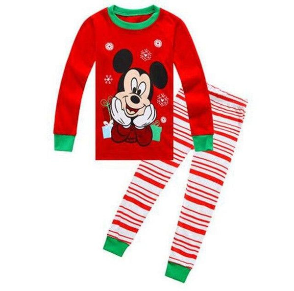 New Spring Autumn Children's Cartoon Pajamas Baby Girls Nightwear Set Sleepwear Boys Homewear Pyjamas Kids Clothing Suit