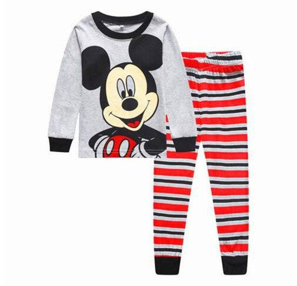New Spring Autumn Children's Cartoon Pajamas Baby Girls Nightwear Set Sleepwear Boys Homewear Pyjamas Kids Clothing Suit