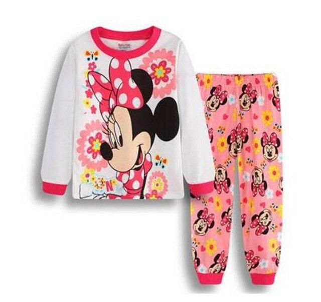New Spring Autumn Children's Cartoon Pajamas Baby Girls Nightwear Set Sleepwear Boys Homewear Pyjamas Kids Clothing Suit