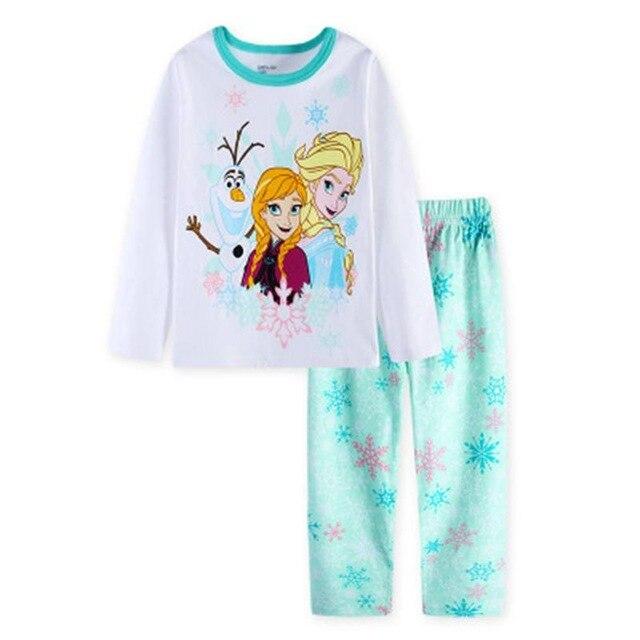 New Spring Autumn Children's Cartoon Pajamas Baby Girls Nightwear Set Sleepwear Boys Homewear Pyjamas Kids Clothing Suit