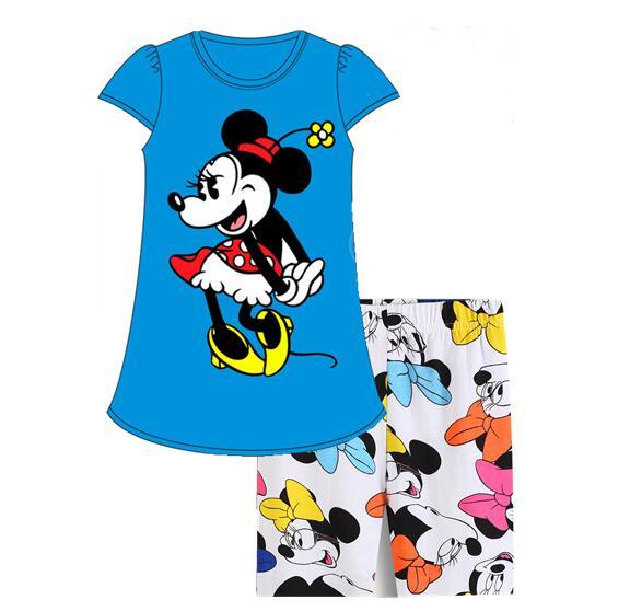 baby kids Pajamas Set summer children Short Sleeve cotton sleepwear Boys Cartoon pyjamas girls cute Nightwear home clothing L141