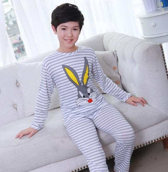 Factory Wholesale Autumn Winter Children Girls Kids Clothing Sets Suit Sleepwear Girl Long Sleeve Cartoon Nightgown Pajamas Set