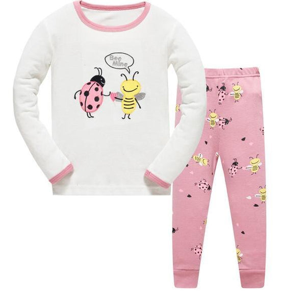 Gift Sleepwear Girls Pyjama Baby Clothes Children Clothing Set Kids Pijamas Girls Snow Queen Elsa Anna Princess Pajamas suit