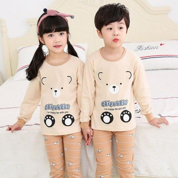 Kids Clothes Big Boys Girls Pajamas Sets Unicornio Pyjamas Kids Sleepwear Cotton Nightwear Homewear Cartoon Toddler Baby Pyjama