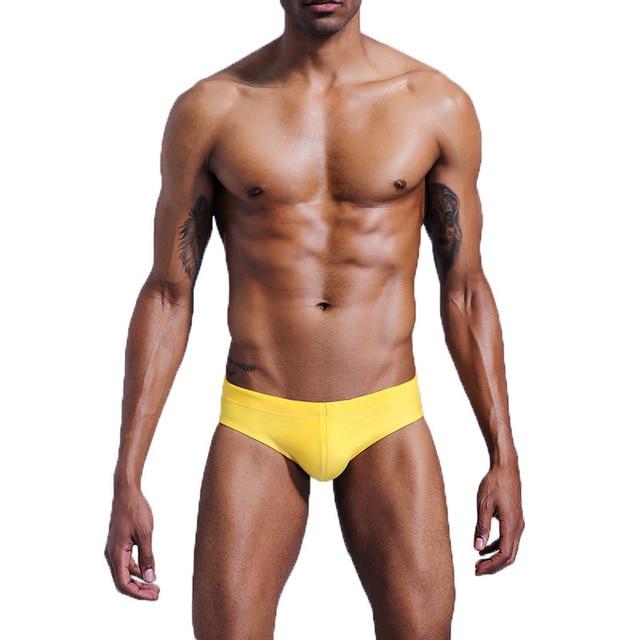 Swimwear Men Sexy Mens Swim Briefs Swimming Trunks Swimsuit Push Up Pad Low Waist Gay Swimwear Swim Beach Shorts Zwembroek Heren