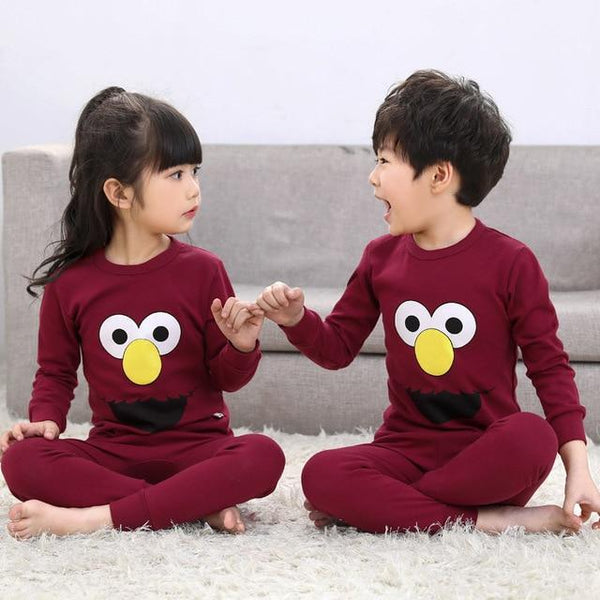 2019 Autumn Kids Pajamas Sets Baby Girl Boy Clothes Pyjamas Girls Pijamas Baby Boys Girls Cartoon Long Sleeve T-shirt+Pants 2pcs