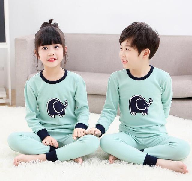 Kids Boys Sleepwear baby girl spring cotton sets Children Homewear Pajamas for Boy Pyjamas Kids Nightwear 2-13Y teenage clothes