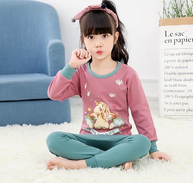 Kids Boys Sleepwear baby girl spring cotton sets Children Homewear Pajamas for Boy Pyjamas Kids Nightwear 2-13Y teenage clothes