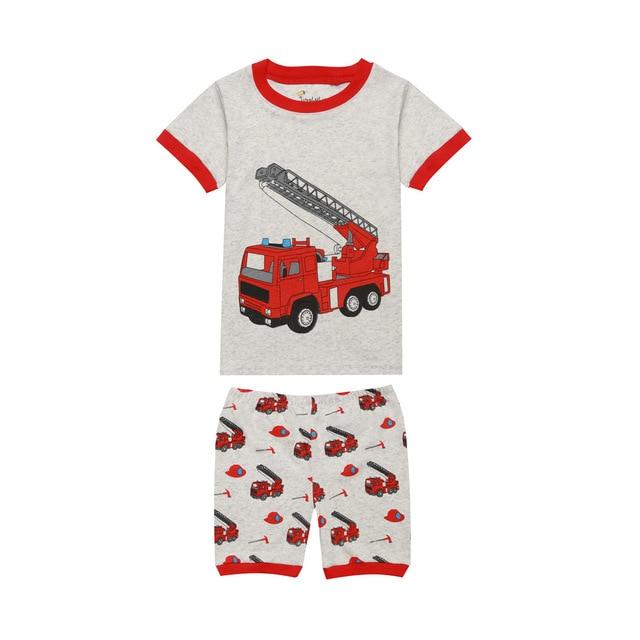 Summer 2019 Children's Pajamas Sets Cotton Baby Girls Short Sleeved Cartoon Sleepwear Kids Pyjama Enfant Boys Pyjamas PJS
