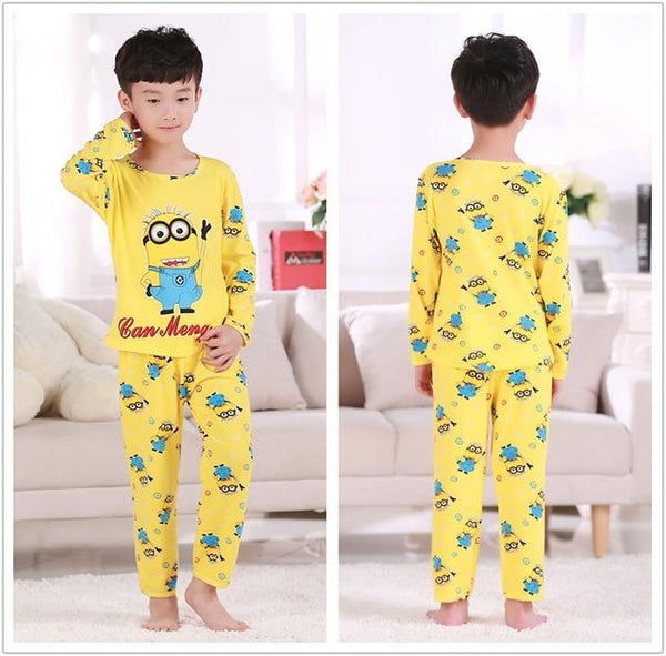 Autumn Winter Children Pajamas Sets Long Sleeve Cartoon Kids Fashion Girl Clothes Suit Children's Pyjamas Boy Home Clothes Wear