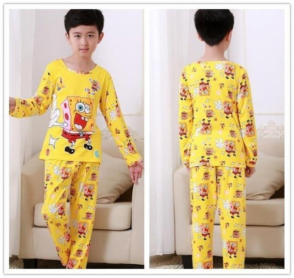 Autumn Winter Children Pajamas Sets Long Sleeve Cartoon Kids Fashion Girl Clothes Suit Children's Pyjamas Boy Home Clothes Wear
