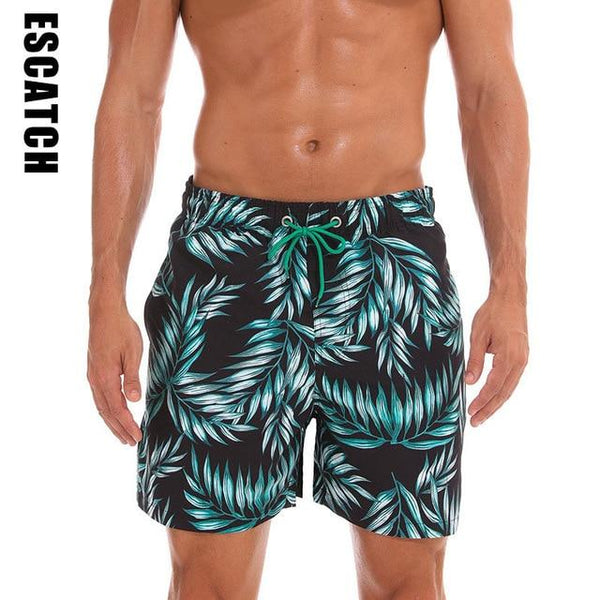 2019 New Men's Swim Trunks Quick Dry Beach Shorts with Pockets Short Swiming Trunks with Mesh Lining Swimwear Bathing Suits