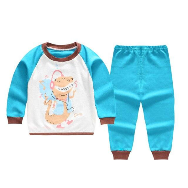 100 Cotton Boys Pajamas Children's Sleepwear Baby Nightwear Pyjamas Kids Boys Pajamas Baby Girl Clothes Pyjama
