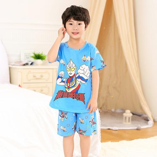 Cartoon Children Short Sleeve Pajamas 2019 Boy Girl Spring Summer Sleepwear Baby Nightwear Child Gift Kids Lovely Pyjamas Set