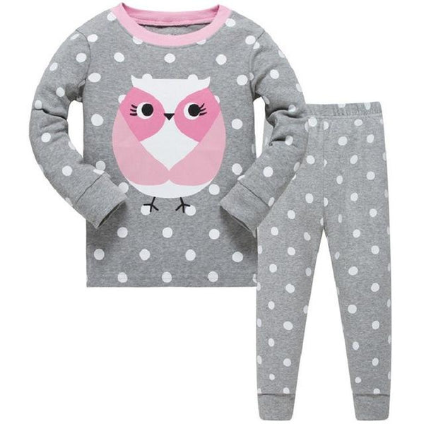 NEW 2019 girlys nightwear girls family christmas pajamas cartoon kids pajama sets,children sleepwear toddler baby pyjamas 3T-8T