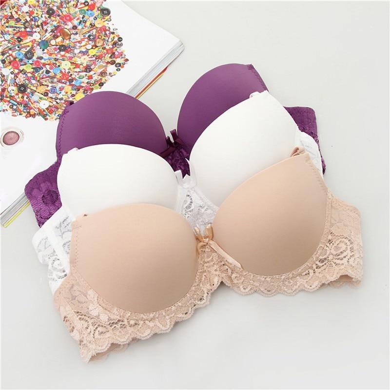 Women Sexy Lace Bra Push Up Bra sexy lace bra push up breast Underwear Adjustment PushUp support Bra
