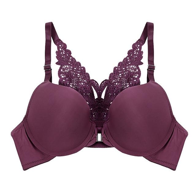 Fashion Sexy Bra Super Push Up Bra Front Closure  Bras For Women Butterfly Racerback Brassiere Small Breast Push Up Biustono Hot