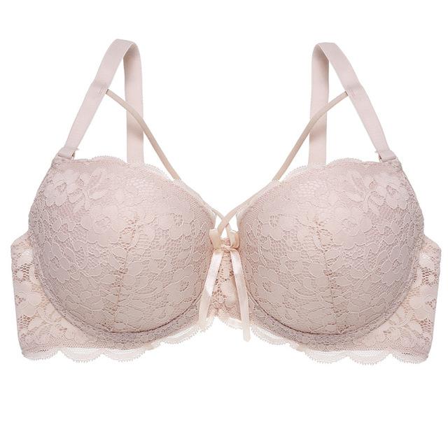 Sexy Lace Bra Fashion Racerback Floral Bras For Women B C Cup Underwire Lingerie Bralette Female Bow Brallete Brassiere 36 42