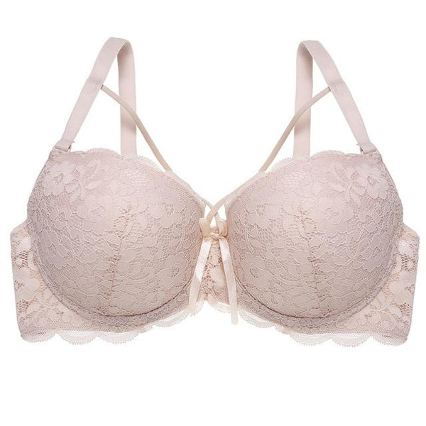 Sexy Lace Bra Fashion Racerback Floral Bras For Women B C Cup Underwire Lingerie Bralette Female Bow Brallete Brassiere 36 42