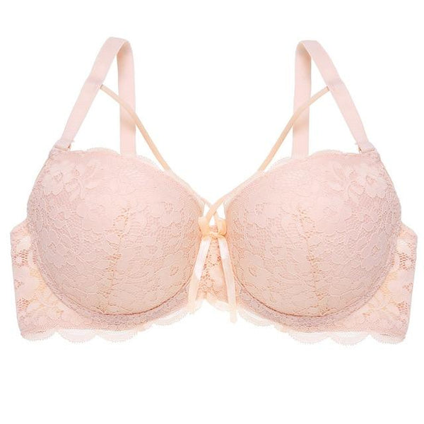 Sexy Lace Bra Fashion Racerback Floral Bras For Women B C Cup Underwire Lingerie Bralette Female Bow Brallete Brassiere 36 42