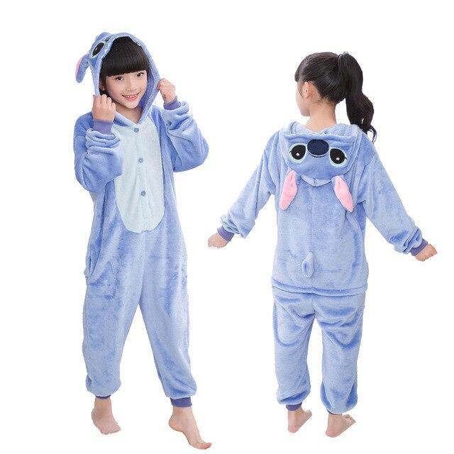 Kigurumi Unicorn Pajamas for Children Winter Unicornio Girls Boys Sleepwear Panda Onesie Kids Costume Baby Licorne Pyjamas Kids