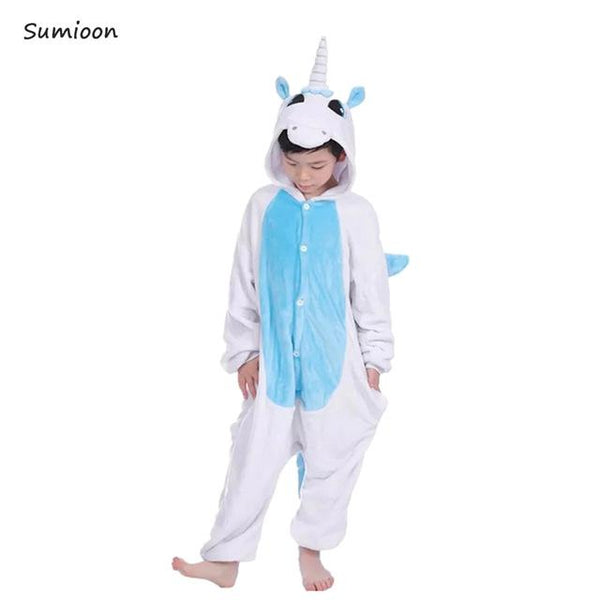 Kigurumi Unicorn Pajamas for Children Winter Unicornio Girls Boys Sleepwear Panda Onesie Kids Costume Baby Licorne Pyjamas Kids