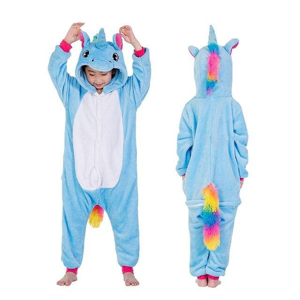 Kigurumi Unicorn Pajamas for Children Winter Unicornio Girls Boys Sleepwear Panda Onesie Kids Costume Baby Licorne Pyjamas Kids