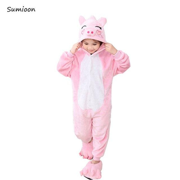 Kigurumi Unicorn Pajamas for Children Winter Unicornio Girls Boys Sleepwear Panda Onesie Kids Costume Baby Licorne Pyjamas Kids