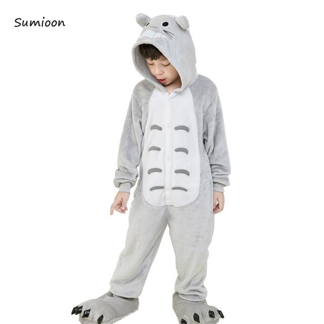Kigurumi Unicorn Pajamas for Children Winter Unicornio Girls Boys Sleepwear Panda Onesie Kids Costume Baby Licorne Pyjamas Kids