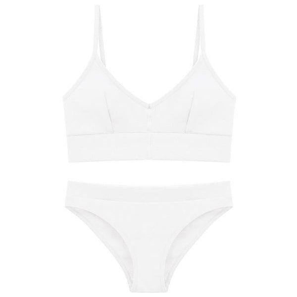 TERMEZY 2019 New Women Fashion Cotton Lingerie Wireless Bras For Women Push Up Bra Set comfortable Sexy Underwear Free Shipping