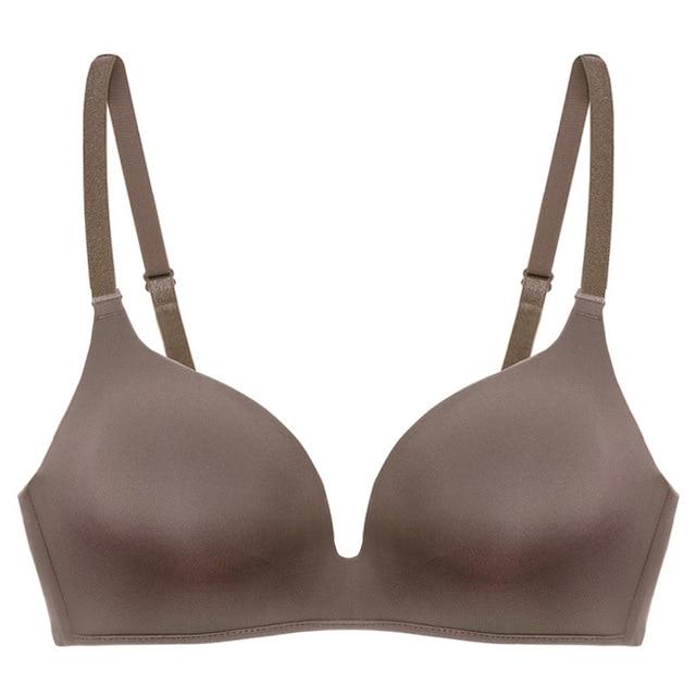 OranriTing Seamless Bra Wire Free Push Up Soft B Cup Bra Basic Sleeping Bra Women Underwear Sexy Lingerie Brassiere 2019