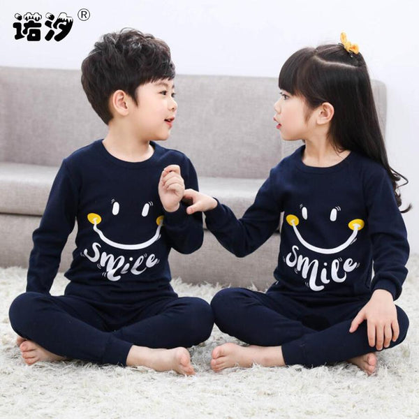 Kids Boys Sleepwear baby girl spring cotton sets Children Homewear Pajamas for Boy Pyjamas Kids Nightwear 2-13Y teenage clothes
