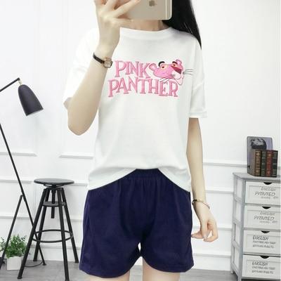 New Big Girl Pajamas Sets summer short Sleeve Thin Cartoon Print Cute Sleepwear Girl Pijamas Mujer Leisure Student Home