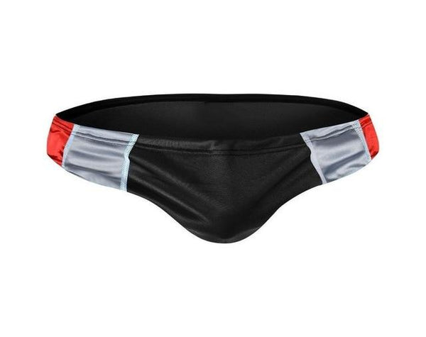 Sexy Triangle Low Waist Men Swimsuit Drawstring Elastic Swimwear Man Blue Red White Black Beachwear Male Breathable Swim Briefs