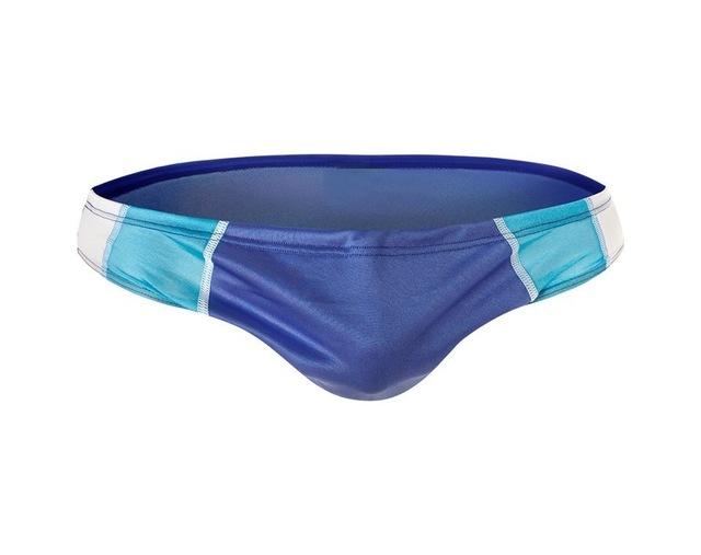 Sexy Triangle Low Waist Men Swimsuit Drawstring Elastic Swimwear Man Blue Red White Black Beachwear Male Breathable Swim Briefs