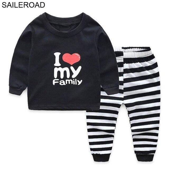 SAILEROAD Fall Pajamas Unicorn for Children Cotton Child Girls Unicorn Pajamas Sets Autumn Children Sleepwear Nightwear Clothes