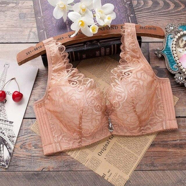 Perfering Plus Size Bras Push Up Bra for Women Lace CD Cup Minimizer Femme bra Sexy Big Size Lingerie Large Adjustment Underwear