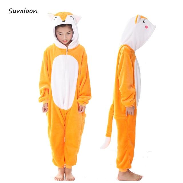 Kigurumi Unicorn Pajamas for Children Winter Unicornio Girls Boys Sleepwear Panda Onesie Kids Costume Baby Licorne Pyjamas Kids