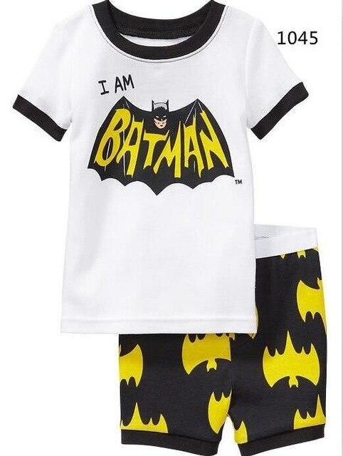 Hot Selling summer Baby Boys Toddler 2PCS Set Super Mario Sleepwear Nightwear Pajamas Set 2-7Y