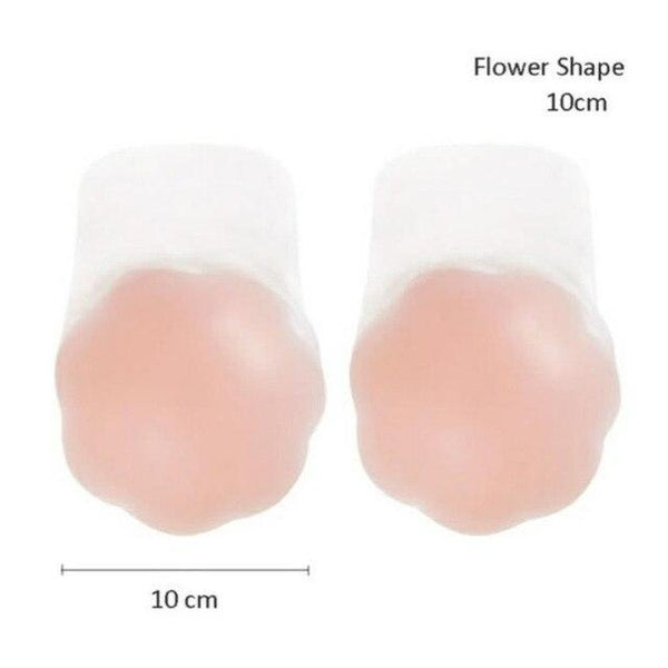 Silicone Bra Push Up Strapless Wedding Party Strapless Adhesive Nipple Breast Pasties Cover Reusable Silicone Invisible Bra Pad