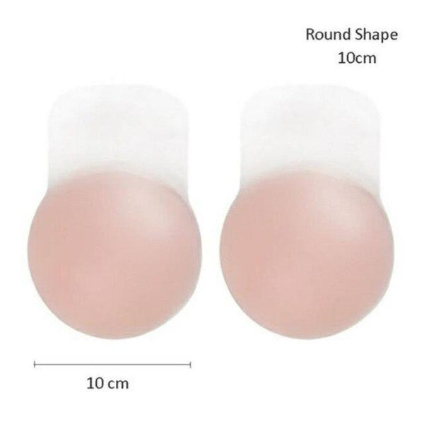 Silicone Bra Push Up Strapless Wedding Party Strapless Adhesive Nipple Breast Pasties Cover Reusable Silicone Invisible Bra Pad